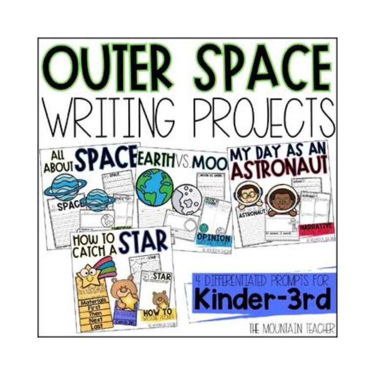 Basisonderwijs Lespakket | Outer Space Schrijfopdrachten