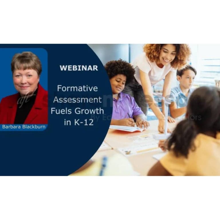 Basisonderwijs Webinar | Formatieve Evaluatie Voedt Groei in K-12