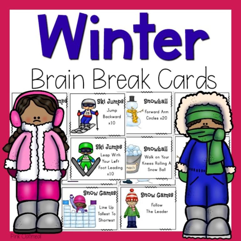 Basisonderwijs Energizer | Winterthema Hersenbrekerkaarten