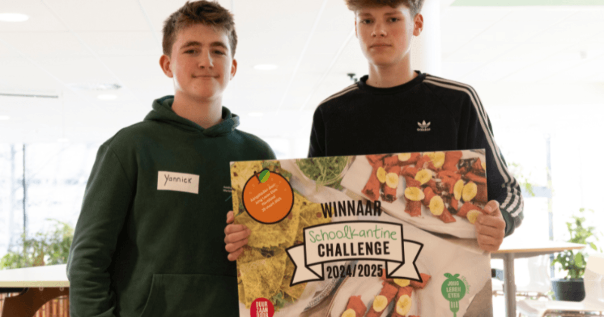 Aeres VMBO Lelystad wint Schoolkantine Challenge Flevoland 2025