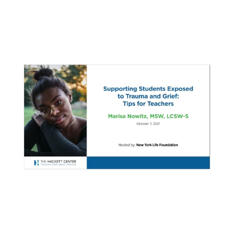 Basisonderwijs Webinar | Leerlingen Ondersteunen die Zijn Blootgesteld aan Trauma en Rouw: Tips voor Leraren (Engelstalig)