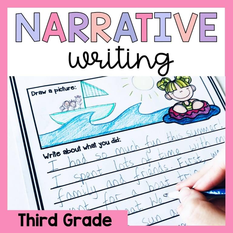 Basisonderwijs Werkblad | Third Grade Narrative Writing Prompts and Worksheets