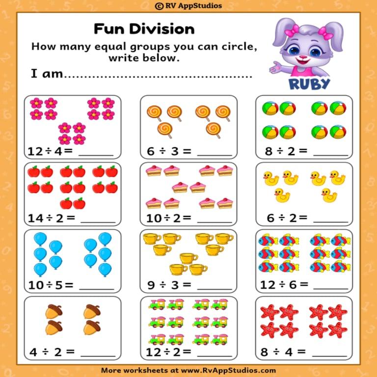 Basisonderwijs Werkblad | Fun Deling