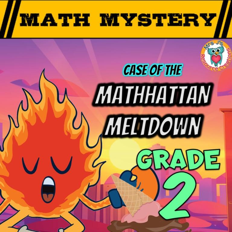 Basisonderwijs Spel | Zomer Wiskunde Mysterie: Case of the Mathhattan Meltdown - 2e Graads Editie