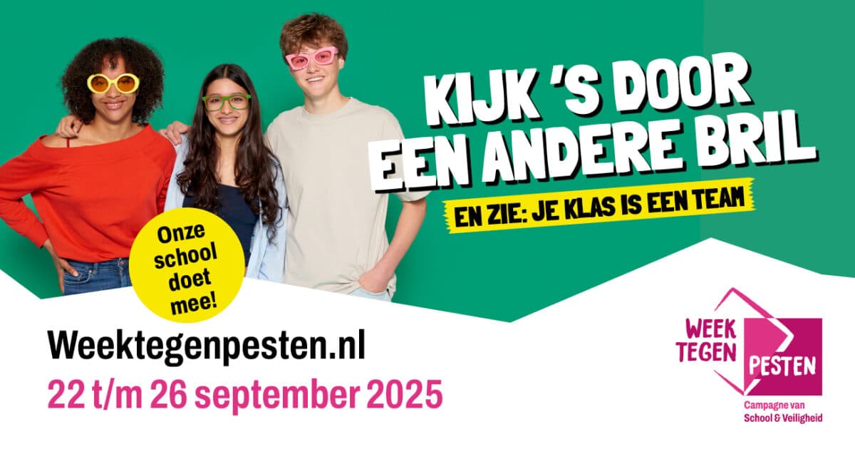 Thema Week Tegen Pesten 2025: Kijk ’s door een andere bril