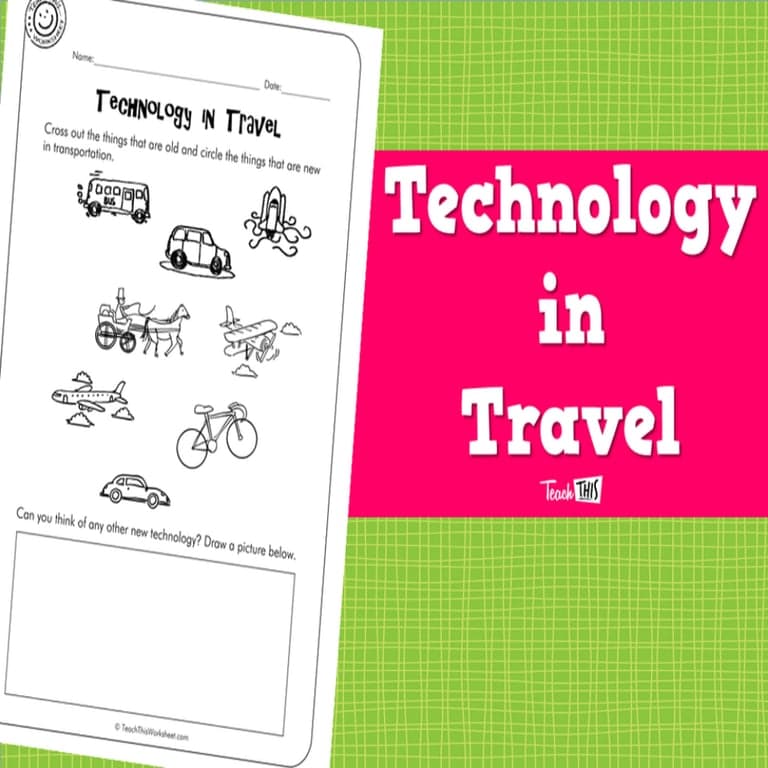 Basisonderwijs Werkblad | 7 - Technologie in Reizen