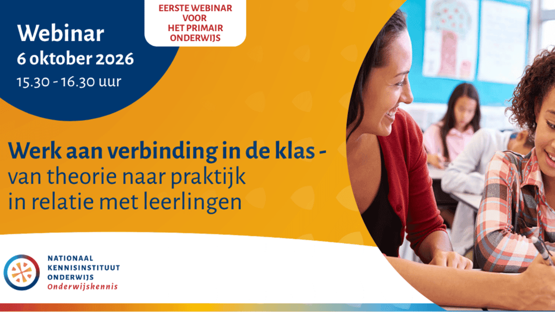 Webinar: Krijg meer verbinding in de klas - van theorie naar praktijk in relatie met leerlingen