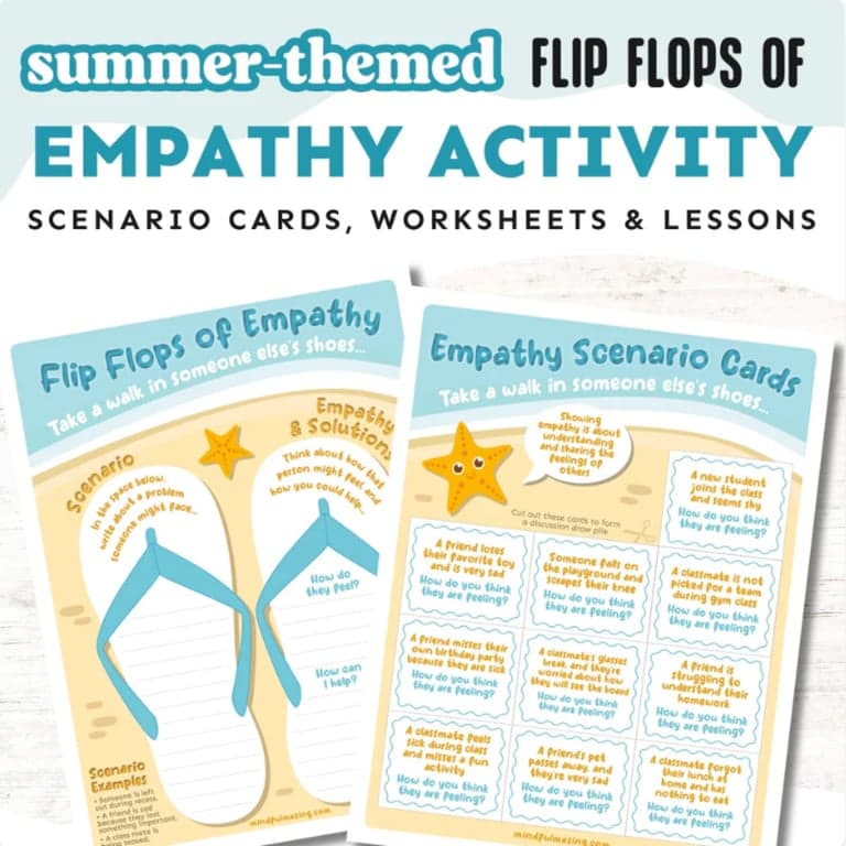 Basisonderwijs Lespakket | Zomer Flip Flop Empathie Activiteiten