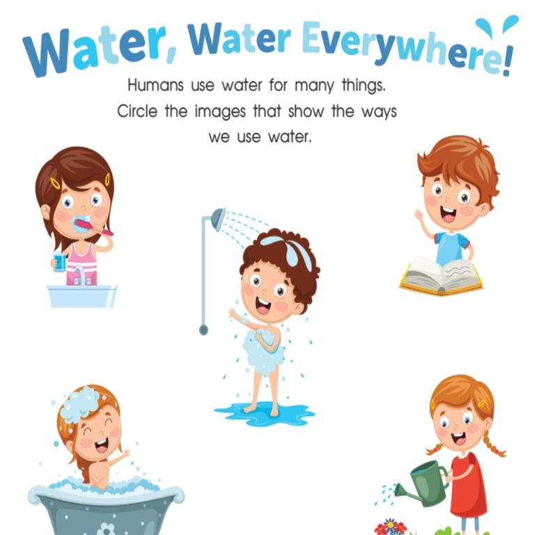 Basisonderwijs Werkblad | Water, Water Overal!