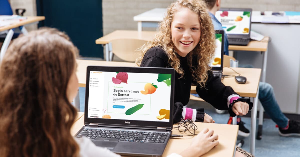 Jongeren positiever over gezond en duurzaam eten na volgen lespakket Voedingscentrum