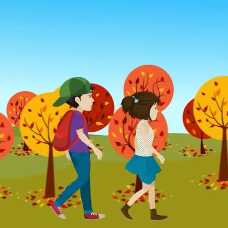 Basisonderwijs Energizer | Wandelen in het Bos, Herfst Brain Break