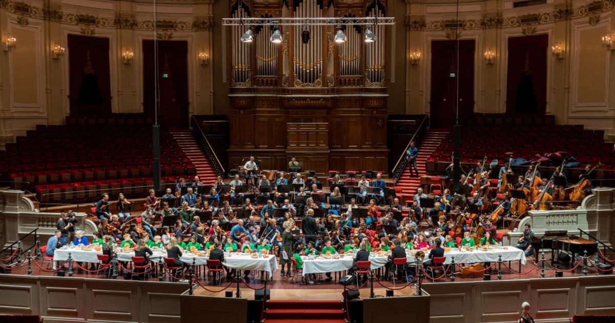 Nationaal Schoolontbijt start in Het Koninklijk Concertgebouw