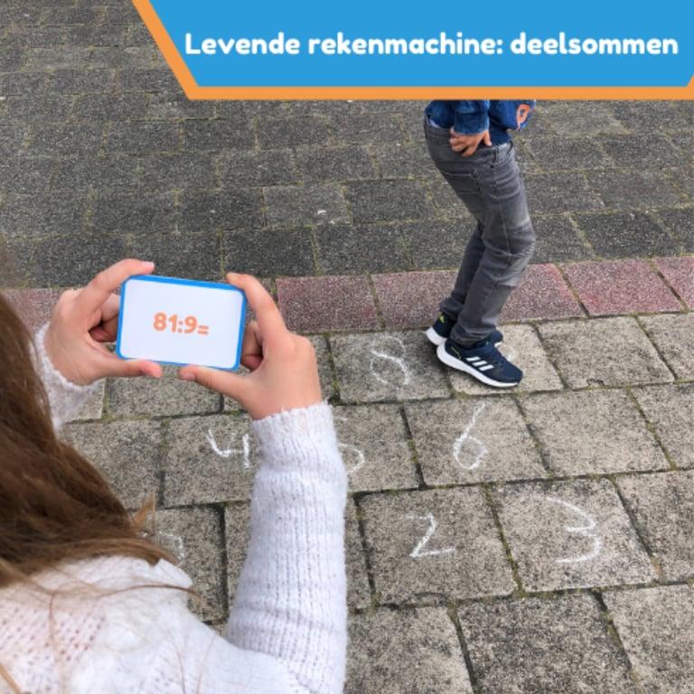 Basisonderwijs Spel | Levende Rekenmachine: Deelsommen