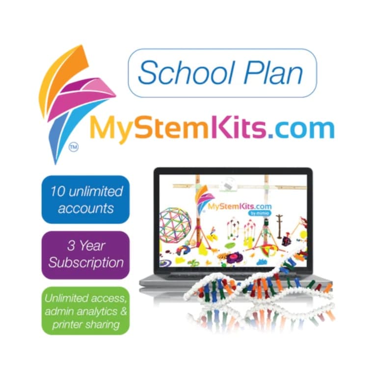 Basisonderwijs Abonnement | Robo: MyStemKits K-12-Curriculum, 450+ Lessen en 50+ Ontwerpuitdagingen (Engelstalig)