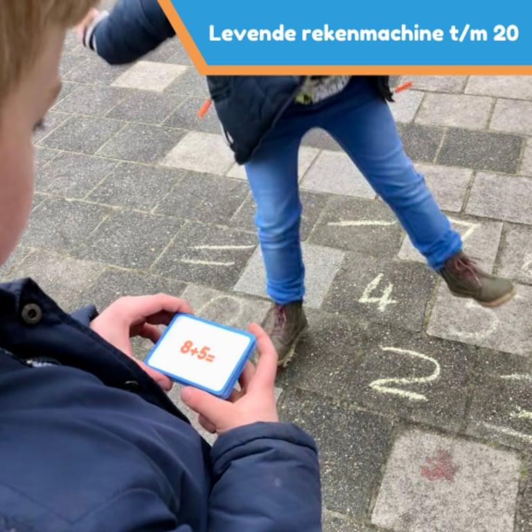 Basisonderwijs Spel |  Levende Rekenmachine: + en – t/m 20