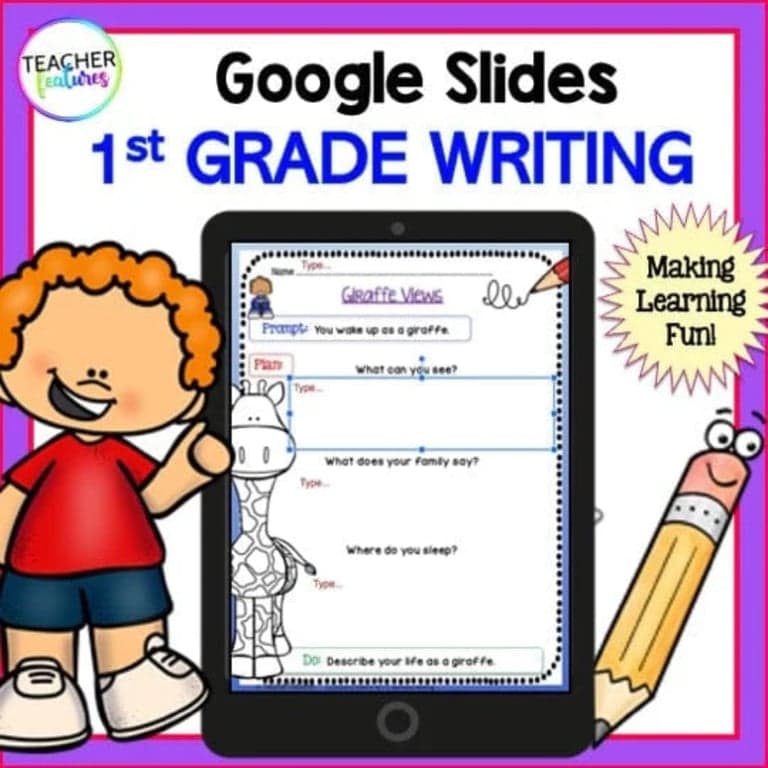 Basisonderwijs Materiaal | 1e Graad Grafische Organisatoren & Schrijfopdrachten Google Slides