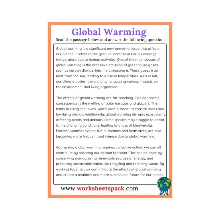Basisonderwijs Werkblad | Grade 5 Reading Comprehension