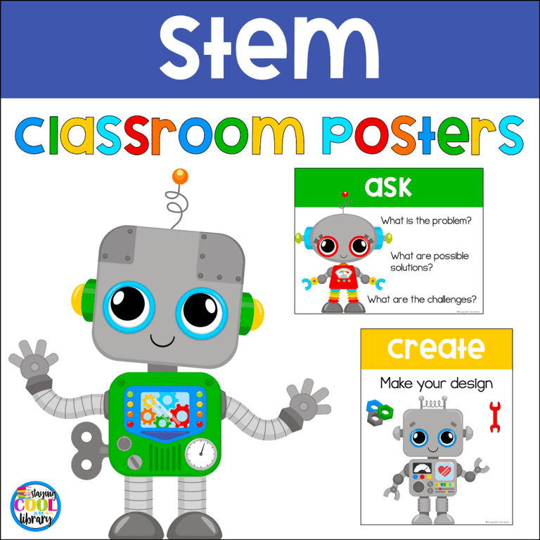 Basisonderwijs Poster | STEM Klas Posters