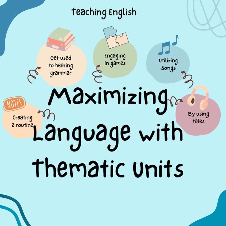 Basisonderwijs Blog | Taal Maximaliseren met Thematische Eenheden