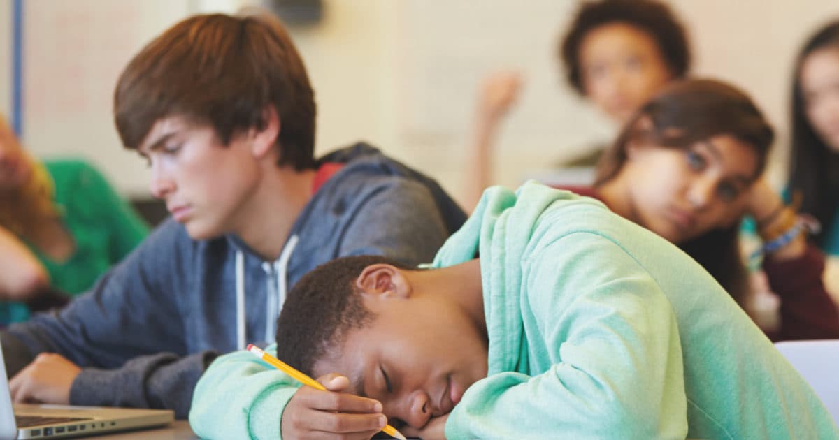 Ongeïnteresseerd gedrag vaak terug te voeren op een tekort aan slaap