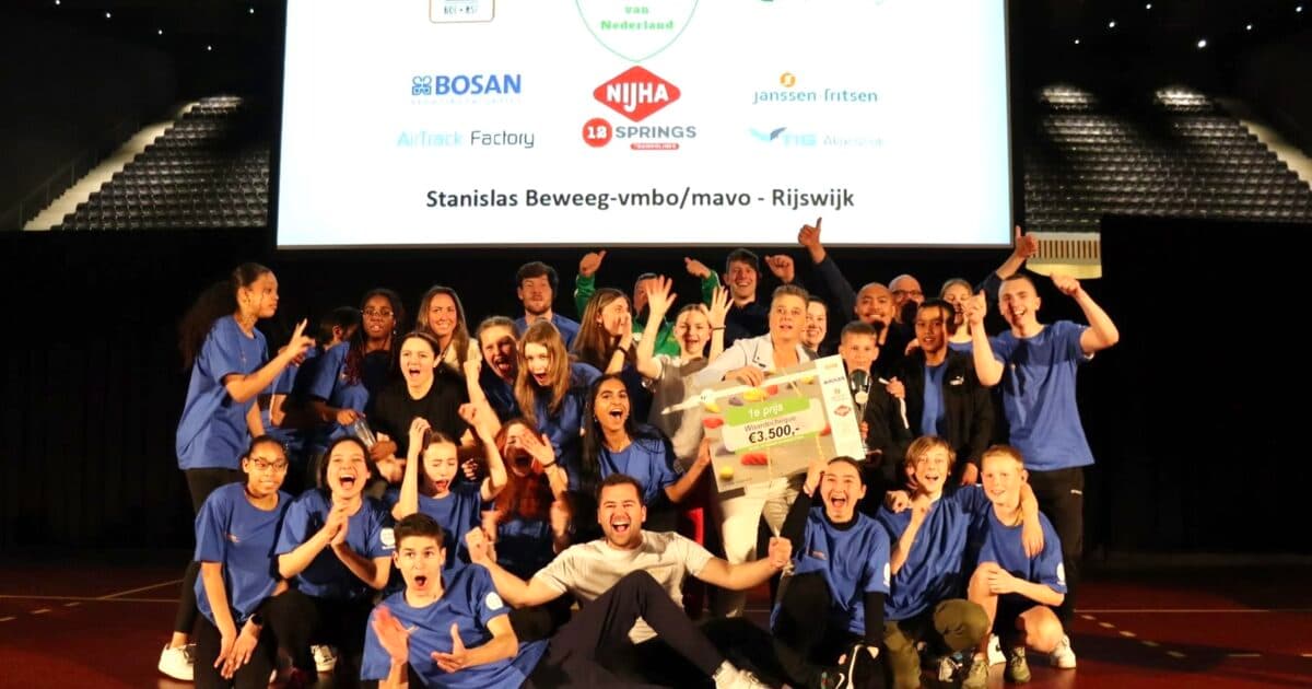 Stanislas Beweeg-vmbo/mavo wint verkiezing Sportiefste school van Nederland 2023