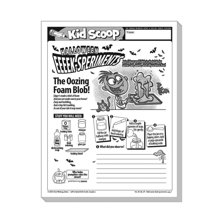 Basisonderwijs Lespakket | Halloween Eeek-sperimenten (Engelstalig)