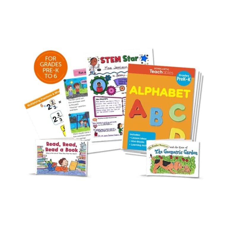 Basisonderwijs Abonnement | Scholastic Teachables: Onbeperkte toegang tot duizenden afdrukbare werkbladen en activiteiten, PreK–8