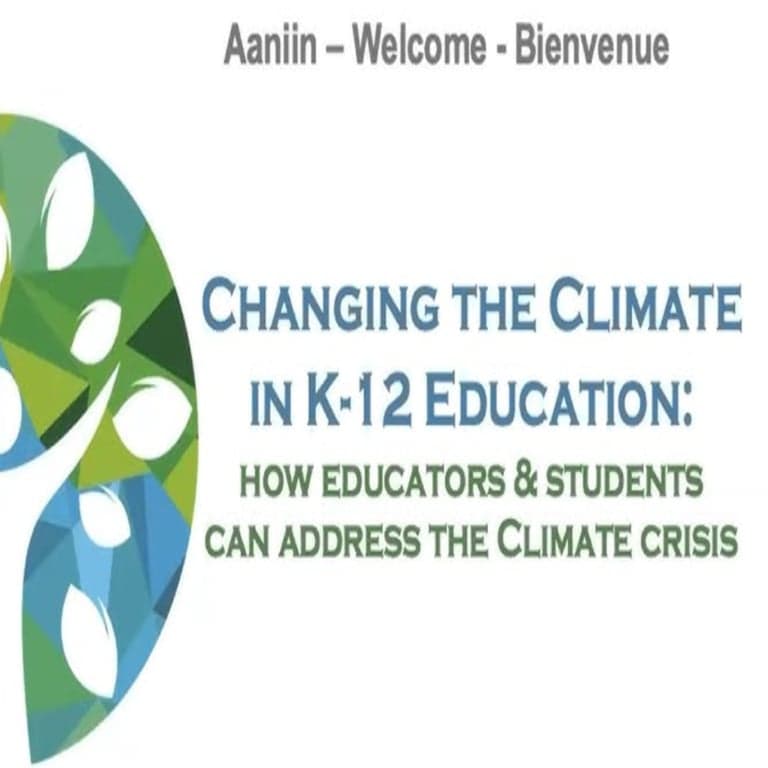 Basisonderwijs Webinar | Het klimaat Veranderen in het K-12-Onderwijs