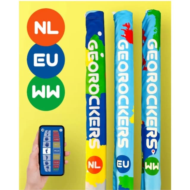 Basisonderwijs Spel | GeoRockers Combi Speelkleden NL & EU & Wereld voor Professioneel Gebruik