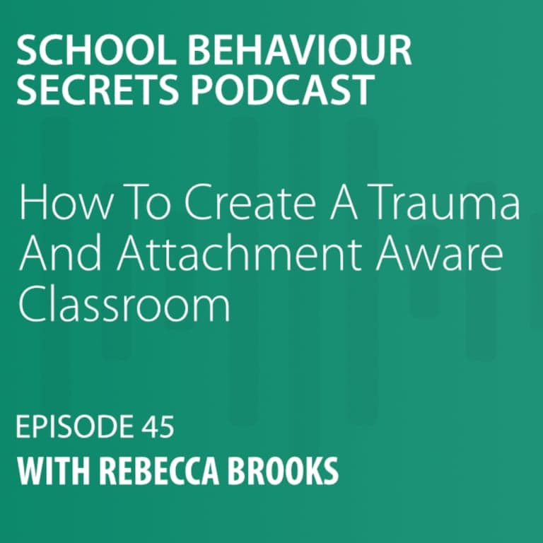 Basisonderwijs Podcast | Hoe Maak Je een Trauma- en Gehechtheidsbewuste Klas met Rebecca Brooks