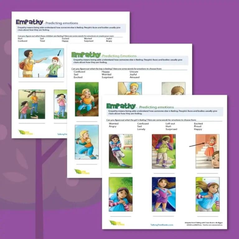 Basisonderwijs Werkblad | Empathie Werkbladen - Emoties Voorspellen