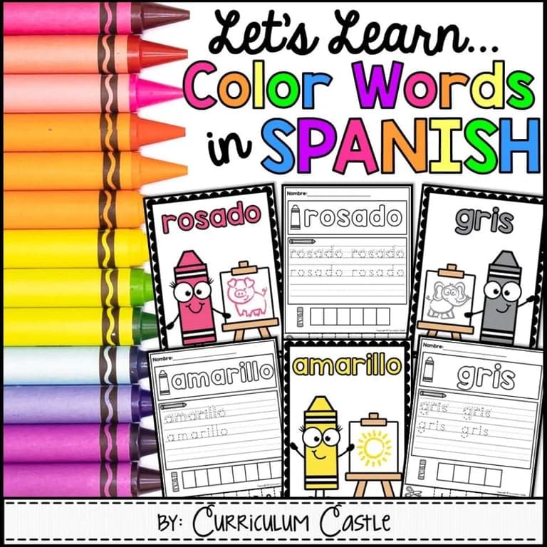 Basisonderwijs Lespakket | Kleuren in het Spaans: Kleuren