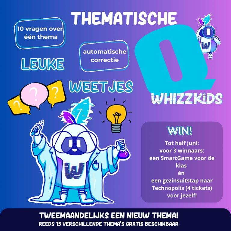 Basisonderwijs Lesidee | Thematische Qwhizzkids 'Leuke Weetjes'