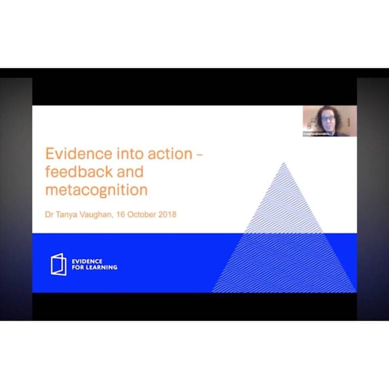 Basisonderwijs Webinar | Bewijs in Actie - Feedback en Metacognitie