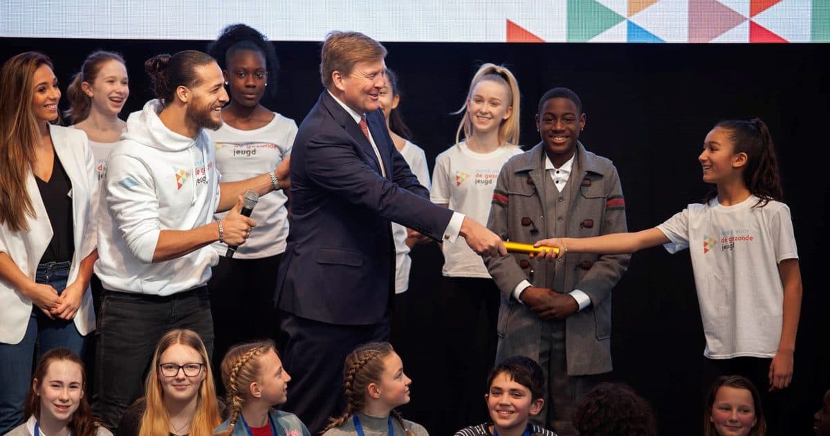 Koning Willem-Alexander opent Week voor de Gezonde Jeugd