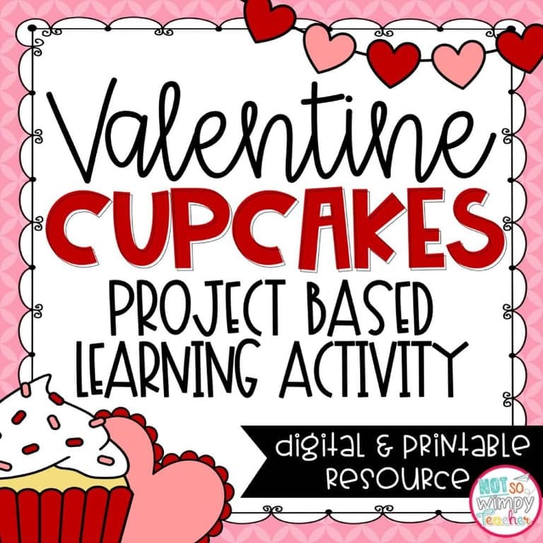 Basisonderwijs Lespakket | Valentijnsdag Wiskunde Projectmatig Leren Printable en Digitale Activiteit