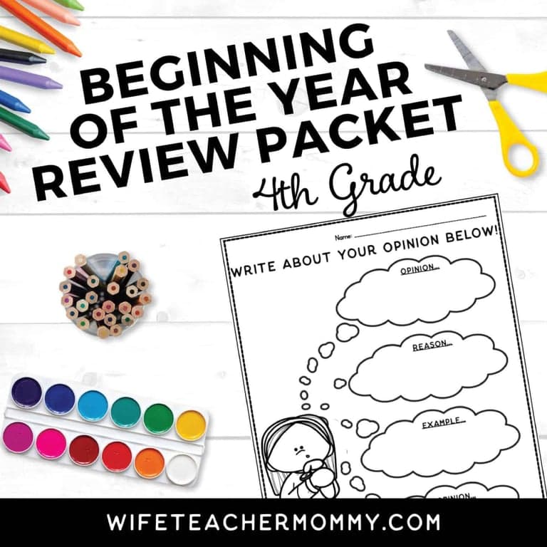 Basisonderwijs Lespakket | 4e Graad - Begin van het Jaar-Review