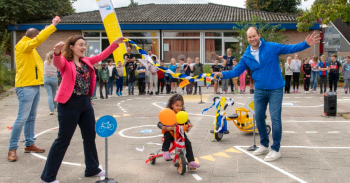 Basisschool Klavervier in Gelderland wint ANWB Verkeersplein