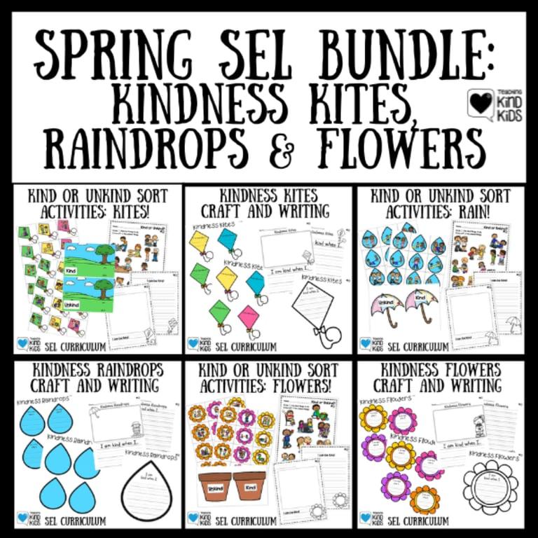 Basisonderwijs Lespakket | Spring Kindness SEL Bundle om Vriendelijkheid en Karakter te Leren
