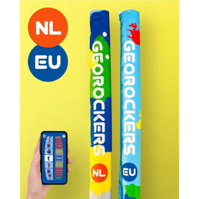 Basisonderwijs Spel | GeoRockers Combi Speelkleden NL & EU voor Professioneel Gebruik