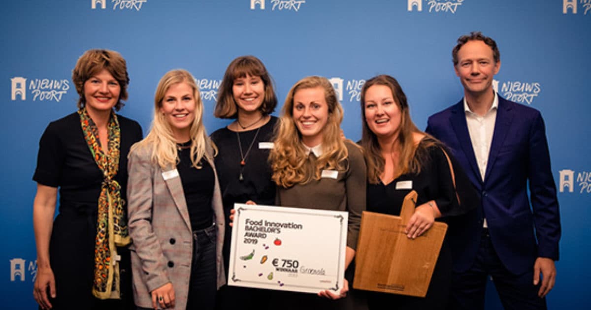 Groenola wint Food Innovation Bachelor’s Award 2019