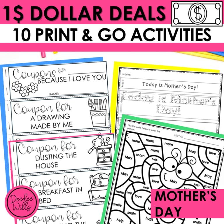 Basisonderwijs Lespakket | Dollar Deal Activiteiten Moederdag