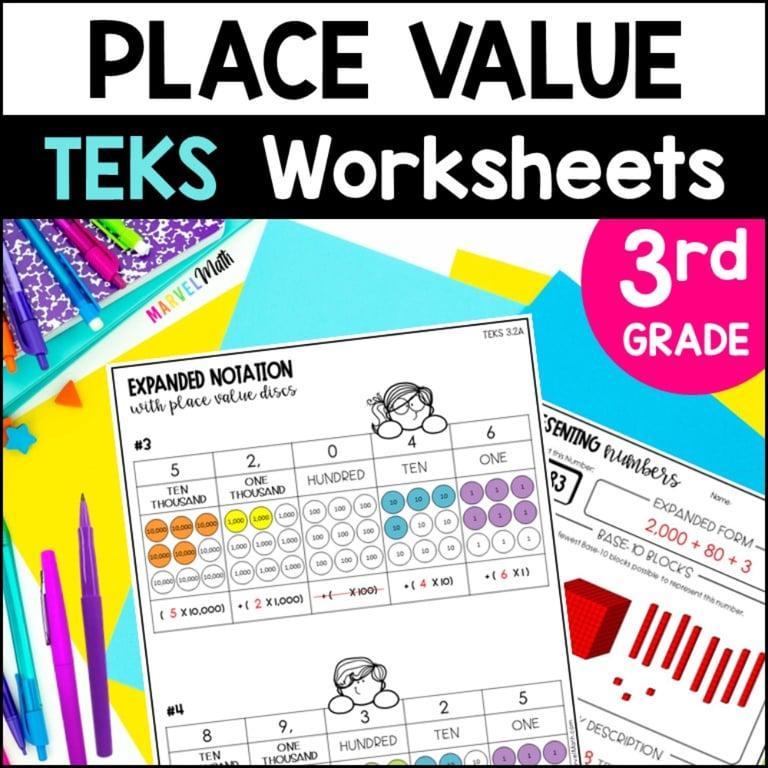 Basisonderwijs Werkblad | 3e Graad Place Value Werkbladen
