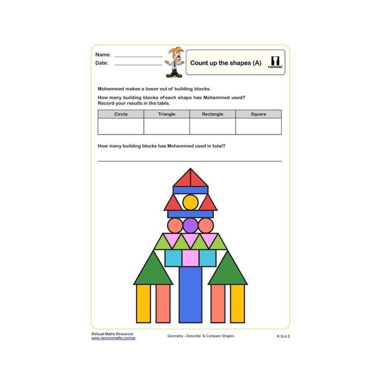 Basisonderwijs Werkblad | Kleuterschool Wiskunde PDF