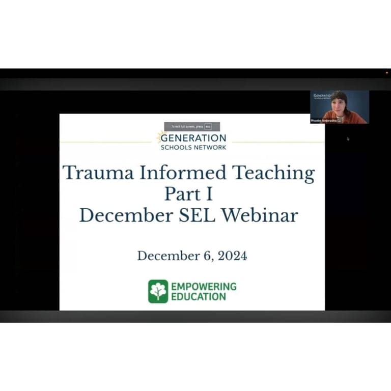 Basisonderwijs Webinar | Op Trauma Geïnformeerde Scholen: Ondersteuning op Niveau I - SEL Webinar 2025 (Engelstalig)