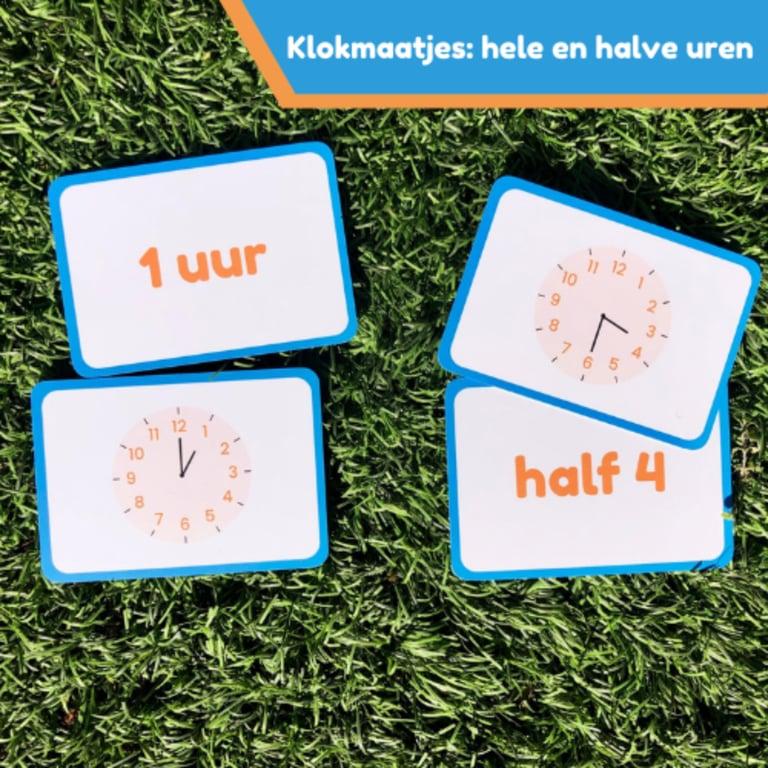 Basisonderwijs Spel | Klokmaatjes: Hele en Halve Uren