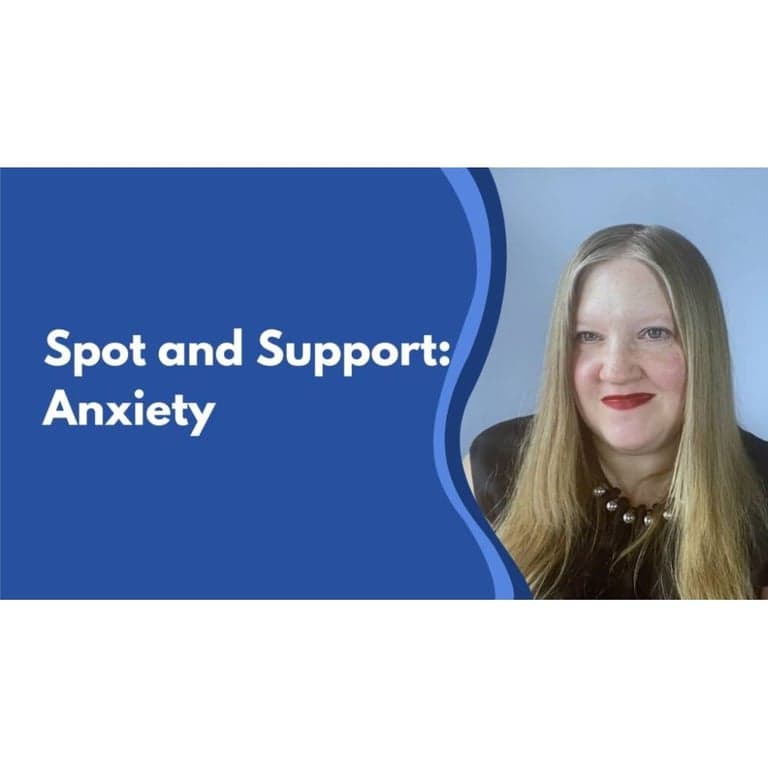 Basisonderwijs Cursus | Spot en Ondersteuning: Angst
