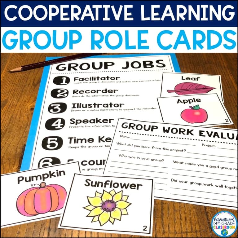 Basisonderwijs Materiaal | Coöperatief Leren Groep Rollenkaarten
