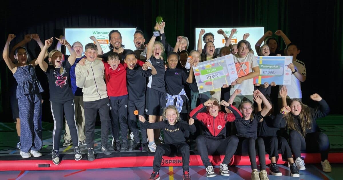 De Waterhof (Delft) wint verkiezing Sportiefste Basisschool van Nederland 2024