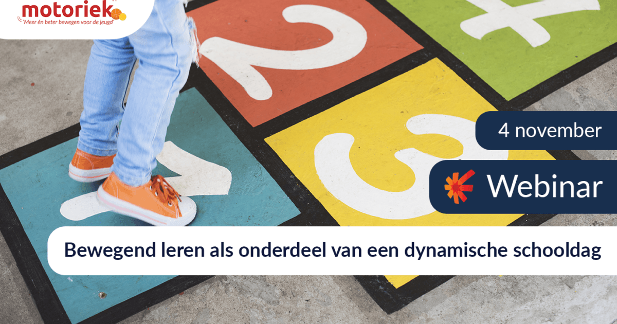 Webinar ‘Bewegend leren als onderdeel van een dynamische schooldag’